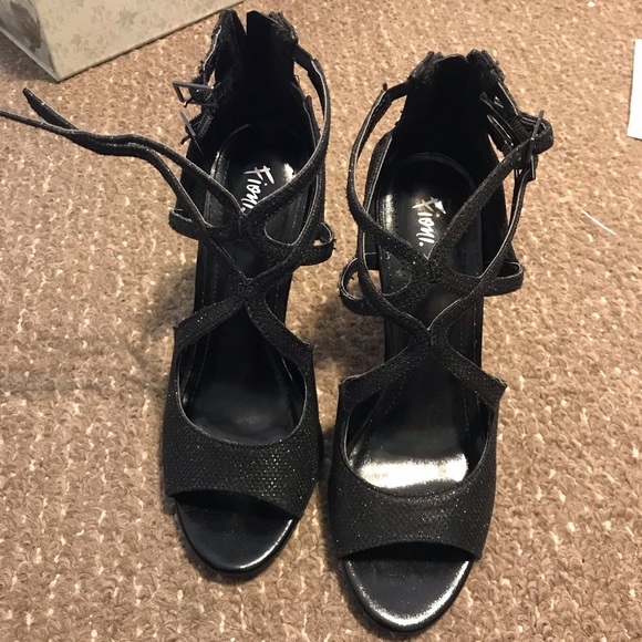 Sparkly black heels - Picture 5 of 6